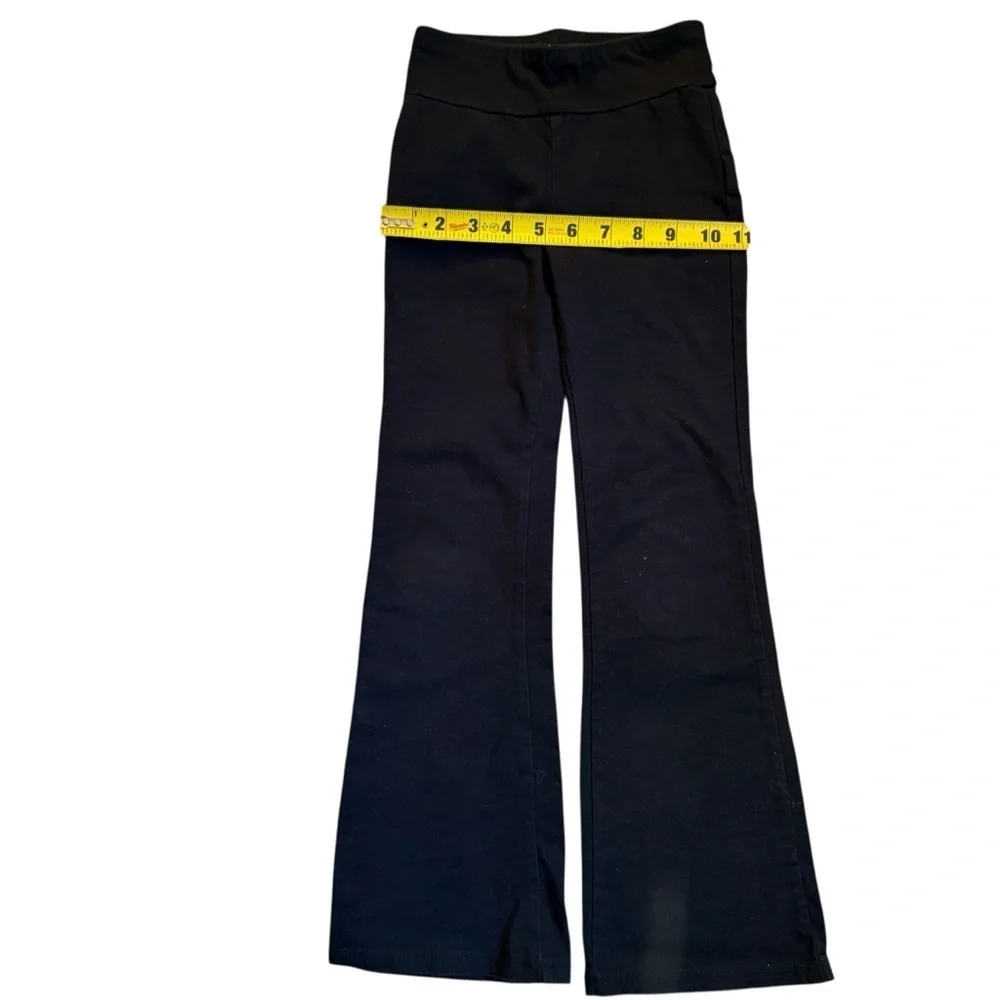 GAP|Kids Black Cotton Flare Leggings- Size 6-7 years